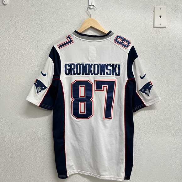 NFL Patriots Gronkowski 87 Jersey